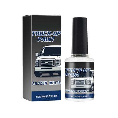 Auto Touch Up Paint 15ml White Scratch Remover For Car Multifunctional Effective Car Maintenance Supplies For Scratches