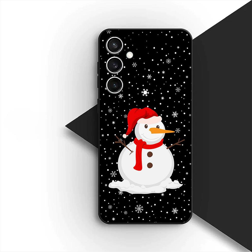 Snowman Merry Christmas Tree Deer Gift Phone Cover for Apple iPhone 12 13 Pro Max Mini ProMax X XR 17E 13Mini Protective Case