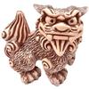 Okinawa Souvenir Shisa Figurine Mini Entryway Curry Shisa (Brown/Seat)