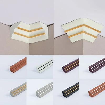 5M Foam Ceiling Corner Line Sticker Strip Self Adhesive Waistline Ceiling Decoration Strip Baseboard Border Corner Home Decor