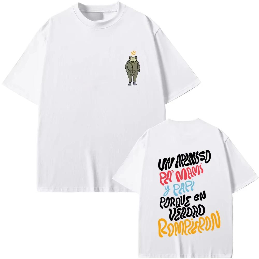 

Bad Bunny Debi Tirar Mas Fotos DTMF Graphic T-shirt Men Hip Hop Fashion Streetwear Men s High Quality Soft Cotton T-shirt 3XL