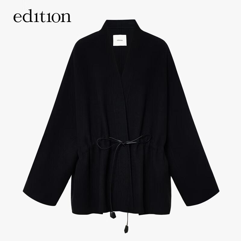 Edition Women's Oriental-Inspired Double-Faced Wool Coat