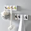 1pcs Creative Piano Shaped Wall-Mounted Hook Punch-Free Doorback Storage Rack Home Folding Coat Hat Porch Key Holder Organiz