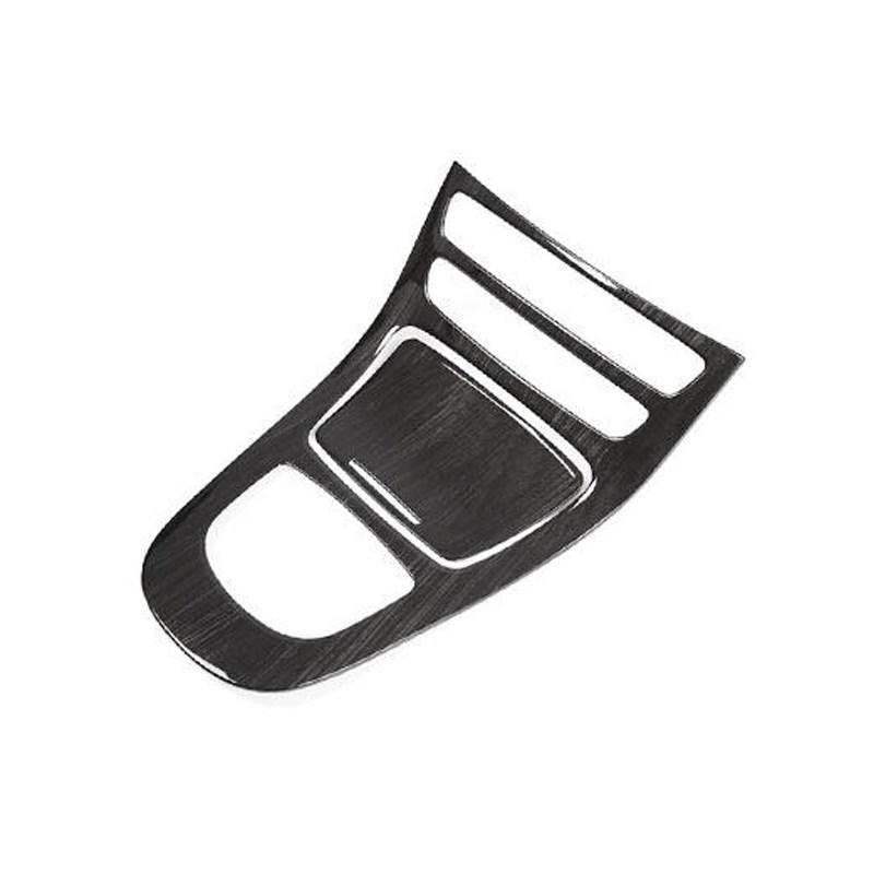 

For Mercedes Benz E Class W213 S213 A238 C238 ABS Car Center Console Gear Shift Panel Cover Decorative Trim Black Wood Texture
