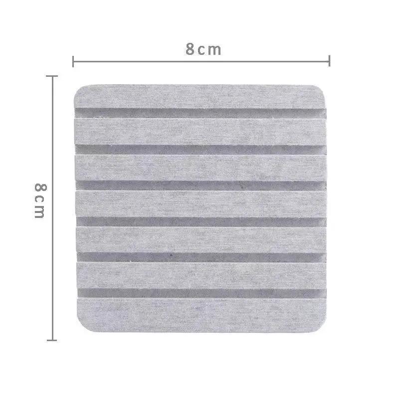 Diatomite Soap Dish, Fast Drying Soap Saver, Soap Bar Holder for Bath Shower, Self-Dry Soap Container Bathroom Accessories