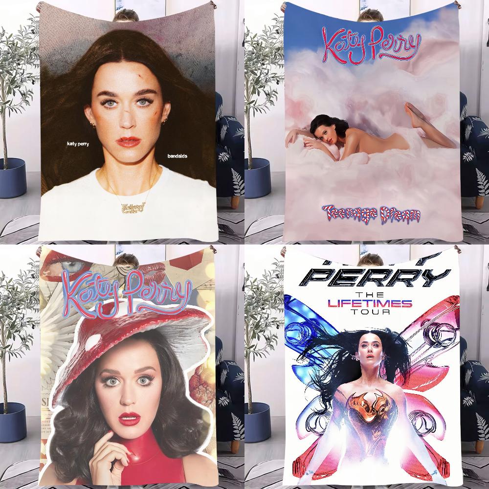 Singer K-Katy P-Perry bandaids Hot Album Blanket Design Lightweight For Dorms, Naps, Living Room, Office,Sofa,All-Season