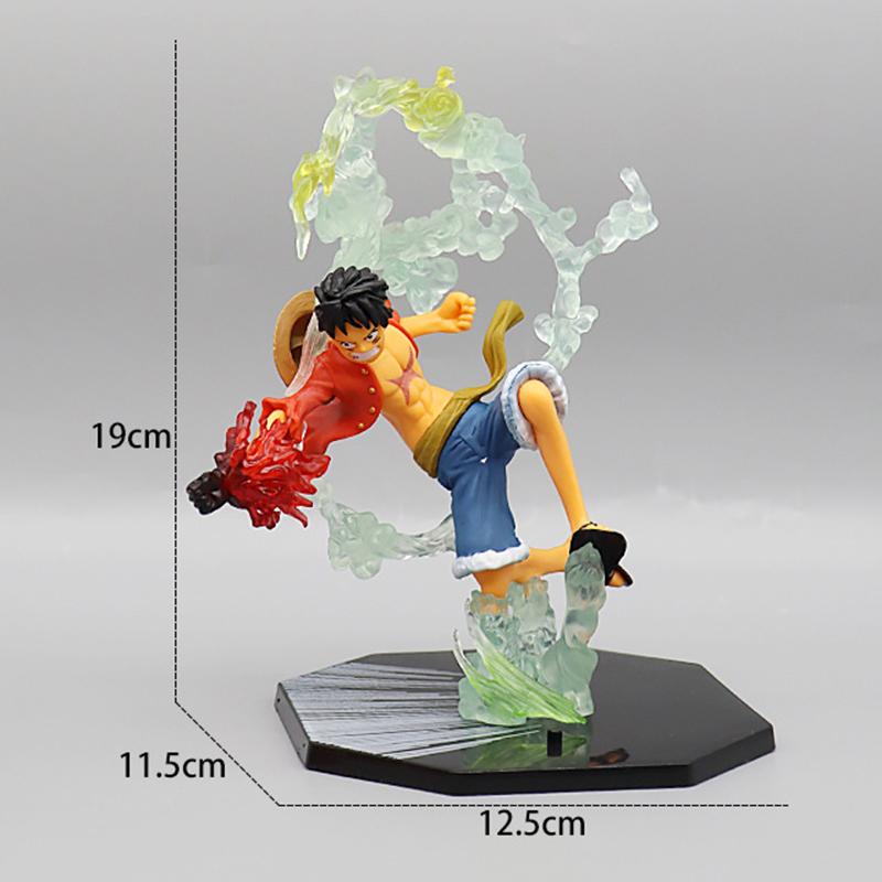 One Piece Luffy Roronoa Zoro Sabo Figure Toys Portgas D Ace Vinsmoke Sanji PVC Figurine Action Collection Anime Model Dolls Gift