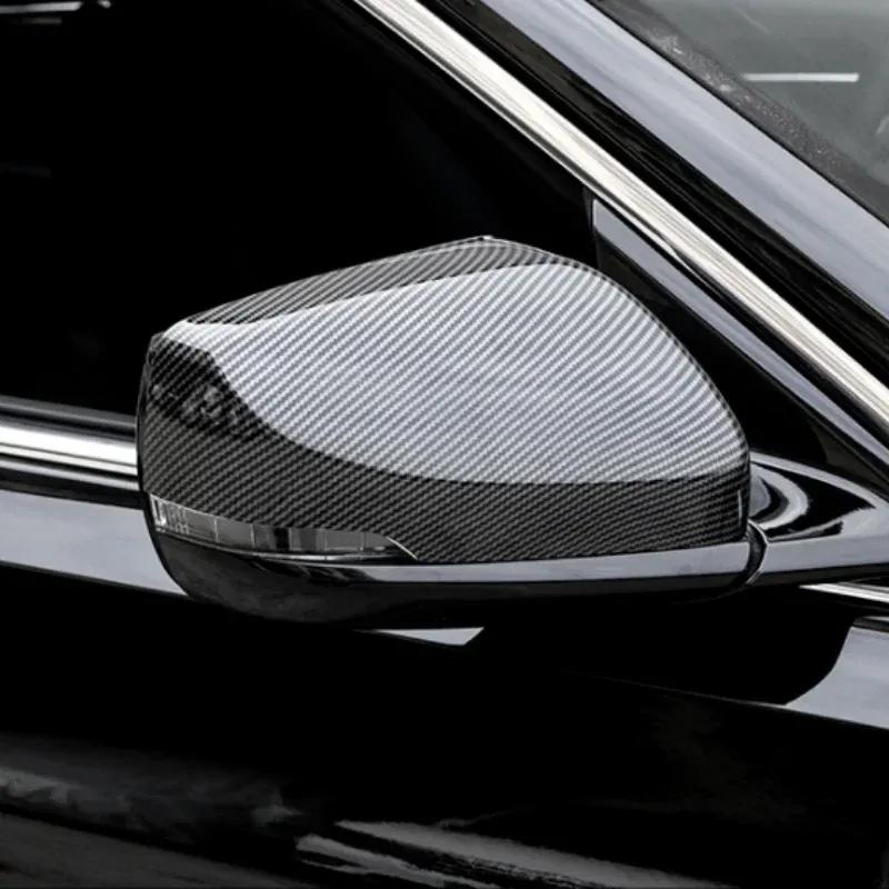 For Cadillac CT5 CT6     2024 Car Rearview Side Mirror Cover Wing Cap Exterior Door Housing Shell Trim