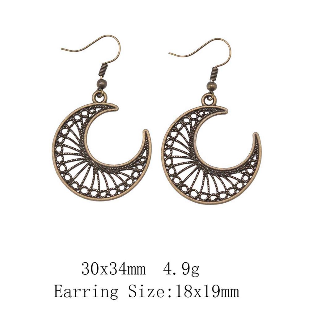 New Year's Day Earrings Women Geometric Water Drop Circle Drop & Dangle Earring Home Garden Party Earrings