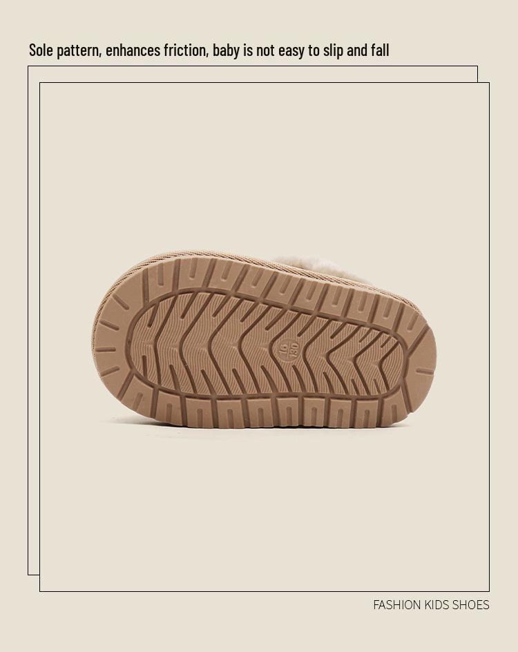Pantofole in Cotone per Neonati Pre-Cammino: Calde Scarpe in Velluto, Unisex Autunno/Inverno