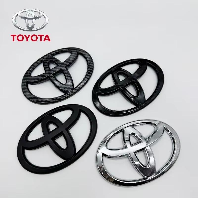 3D ABS Front and Rear Badge Badges for Toyota Corolla Camry Reich Highlander Grille Trunk Appearance Modified Car Accessories Ke