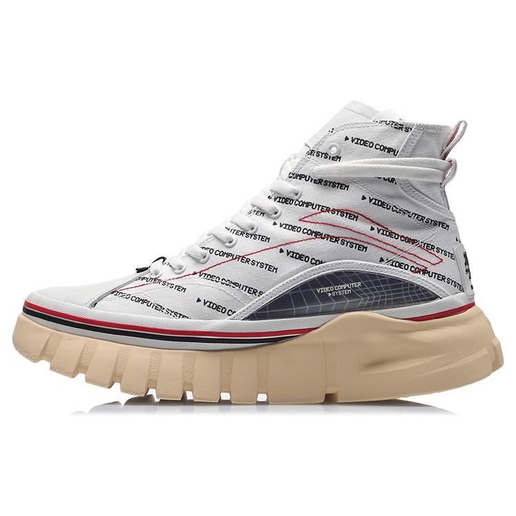 Li-Ning Boot Classic Casual Shoe White Men s AGCP388-15 EU 39