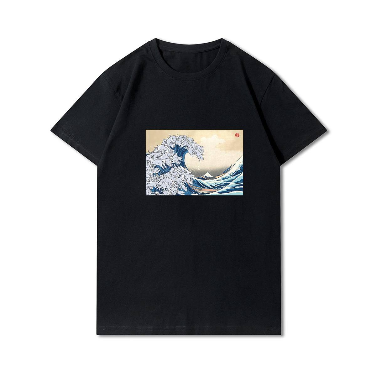 

Летние футболки оверсайз с 100 узорами для женщин, повседневные топы с короткими рукавами и принтом в виде сердца и животных, футболки из 100% хлопка с круглым вырезом XS