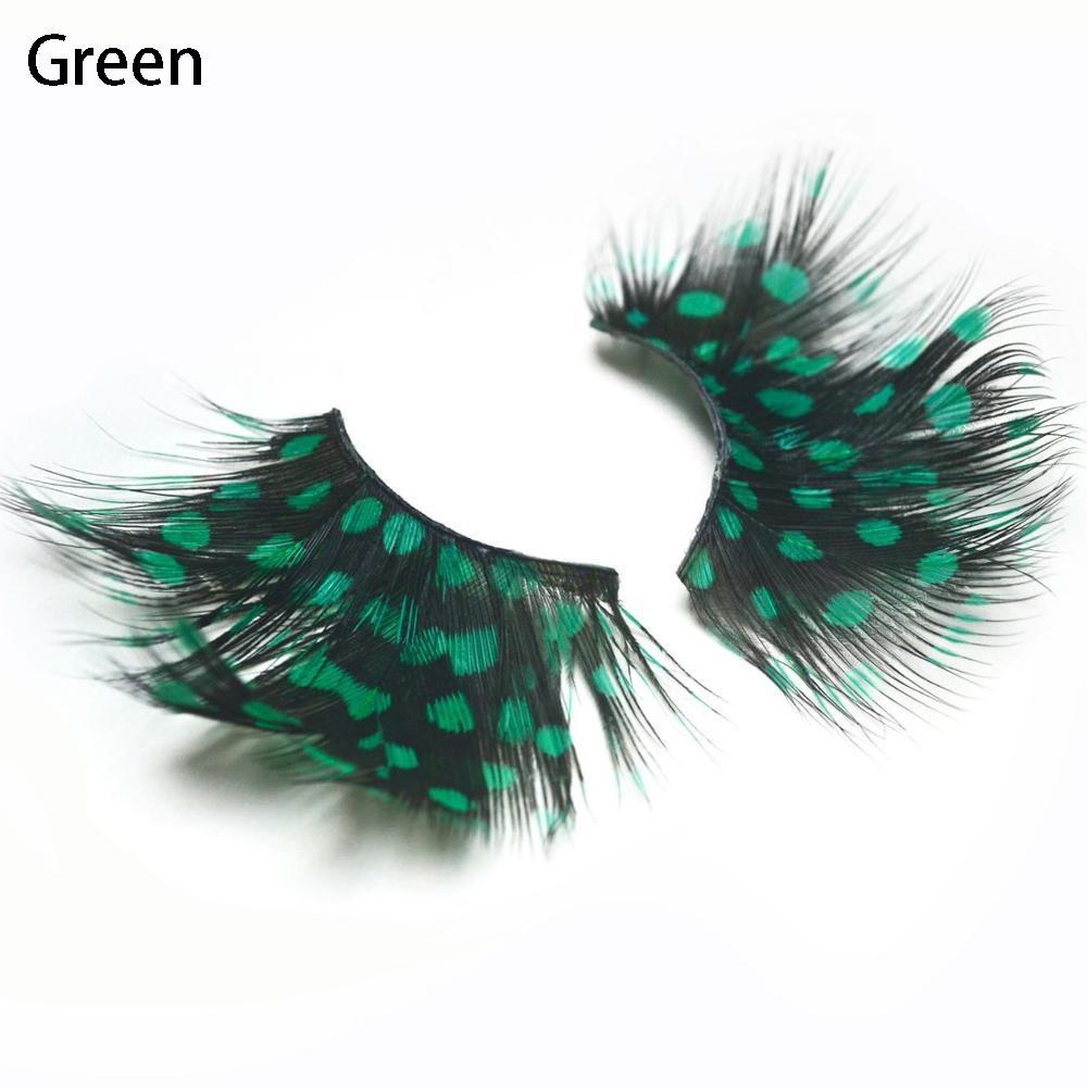Eyelash Extension Eyelash Creativity Drama Stage Makeup Feather Spot Fake Eyelashes Bushy
