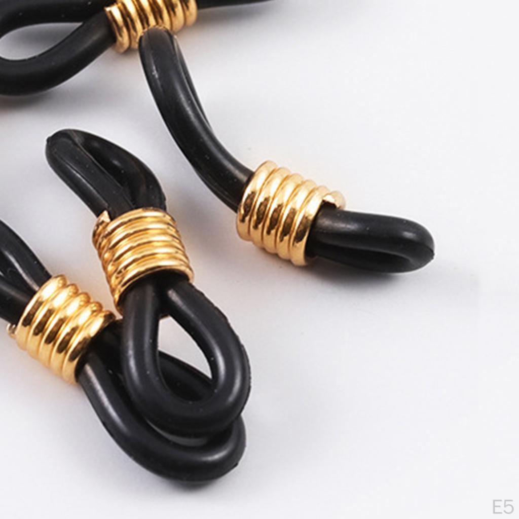 50 Metal Ends Loops Connector Retainer Holder for