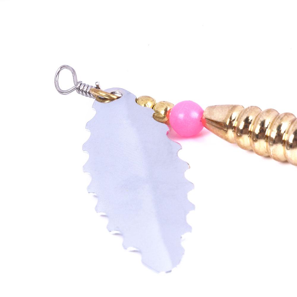 Bass Spinnerbait,5 Pcs Fishing Lures Spinner Baits,Fishing Hard Spinner Lures, Bass Trout Salmon Hard Metal Spinnerbait