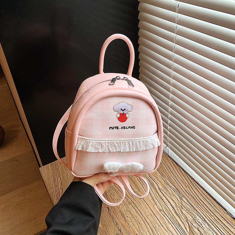 Neuer modischer vielseitiger kleiner Rucksack Damen High-End-Gefühl Nische Lässig Einfache tragbare Umhängetasche