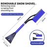 Car Snow Shovel Removable Auto Windshield Shovel With EVA Foam Handle Frost Scraper Winter Multifunctional Snow Clearing Brush
