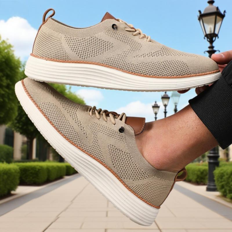 Fashionable Avant Men'S Sneakers Comfortable All Day Long Have Excellent Fit Walking Shoes Knitted Mesh Breathable Flat Shoes