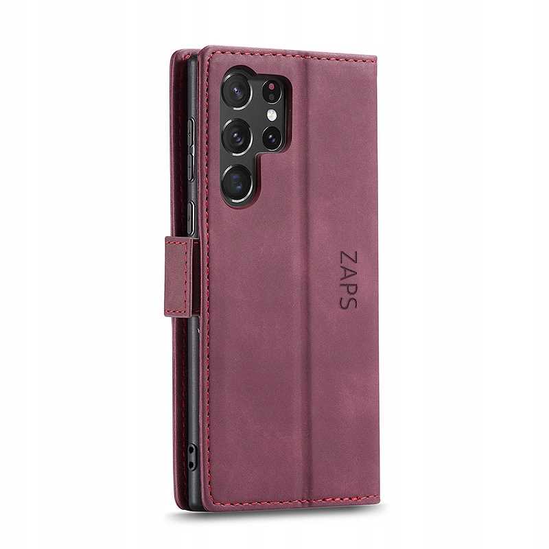 Plånboksfodral Galaxy S23 Ultra Körsbärsröd