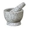 Mortar and Pestle - CILIO - Salomon 420197 - White Granite - 9.5 Cm - Durable and Effective