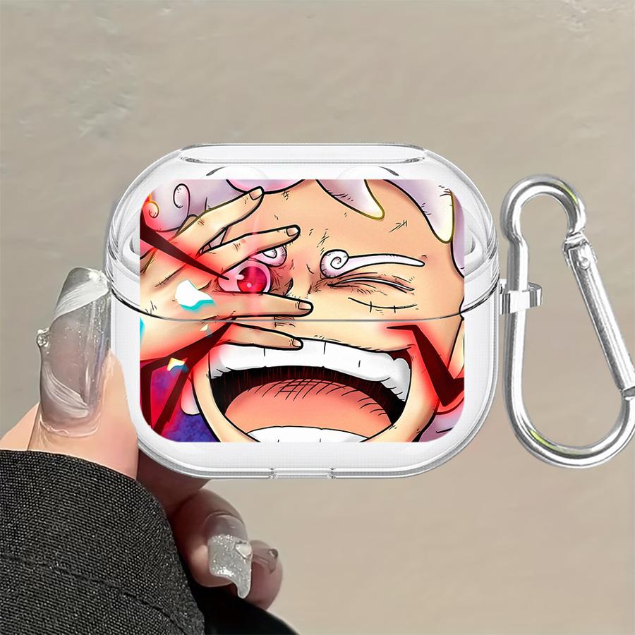 ONE PIECE Luffy Hülle Für Samsung Galaxy Buds 3 FE 4Pro 2Pro 2 3Pro Live 4 Pro Klare Kopfhörerhüllen Abdeckung Mit Haken