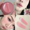 HERORANGE Peach Gauze Lip & Cheek Cream: Korean-Style Watery Matte Lip Mud & Two-Color Blush