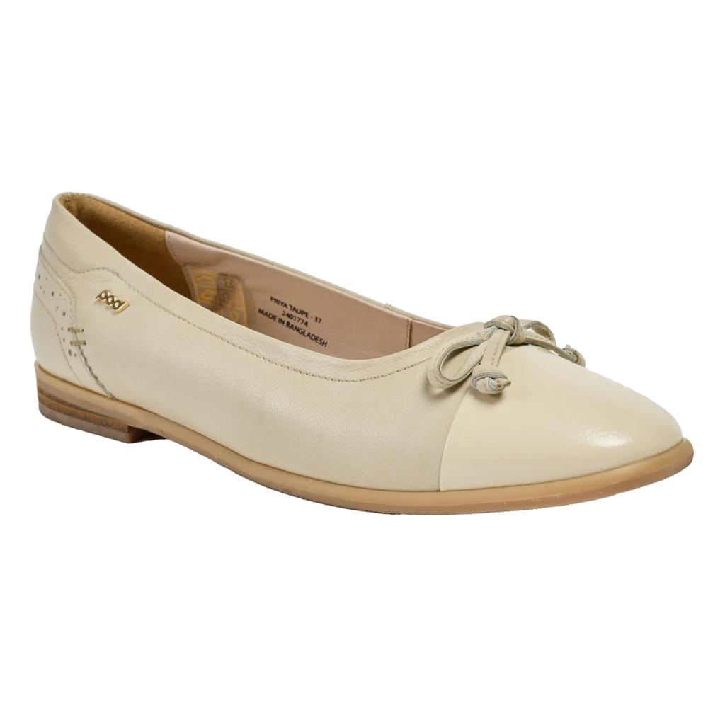 POD Womens/Ladies Priya Ballet Leather Flats