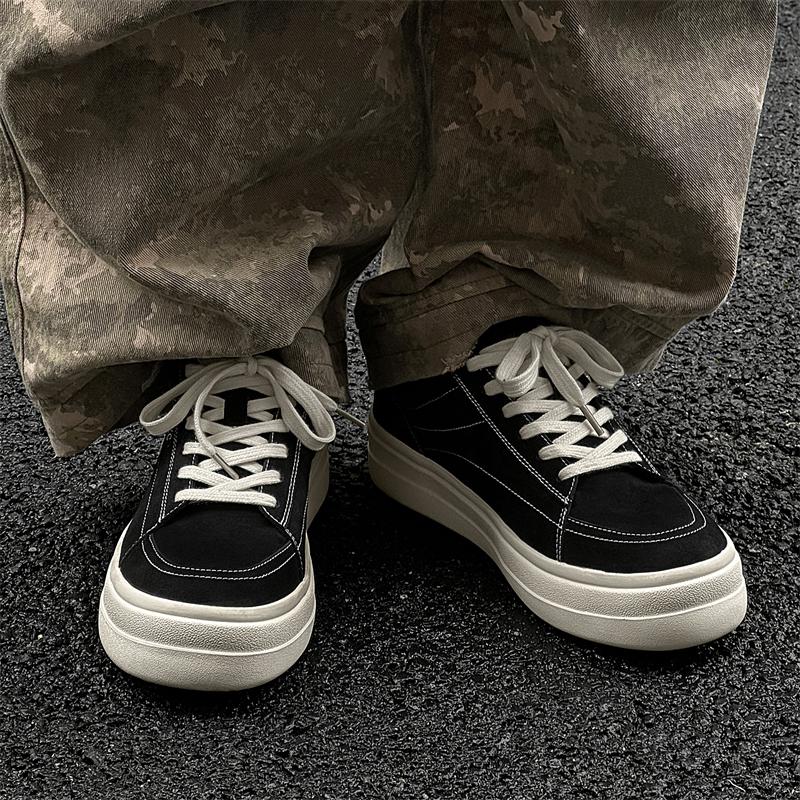 Fashion Spring and summer men's shoes Classic  trend design styles outdoor street walking Black versatile youth shoes Hot New