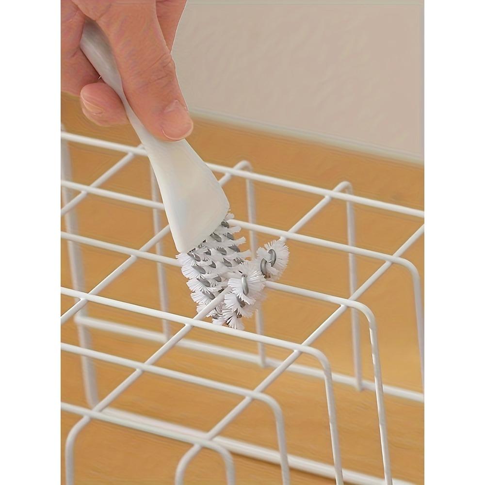 1pc Multi-Purpose Cleaning Brush with Handle, Durable Reusable Plastic, Hard Firmness, Ideal for Living Room, Bedroom, Outdoor, Toilet, Kitchen