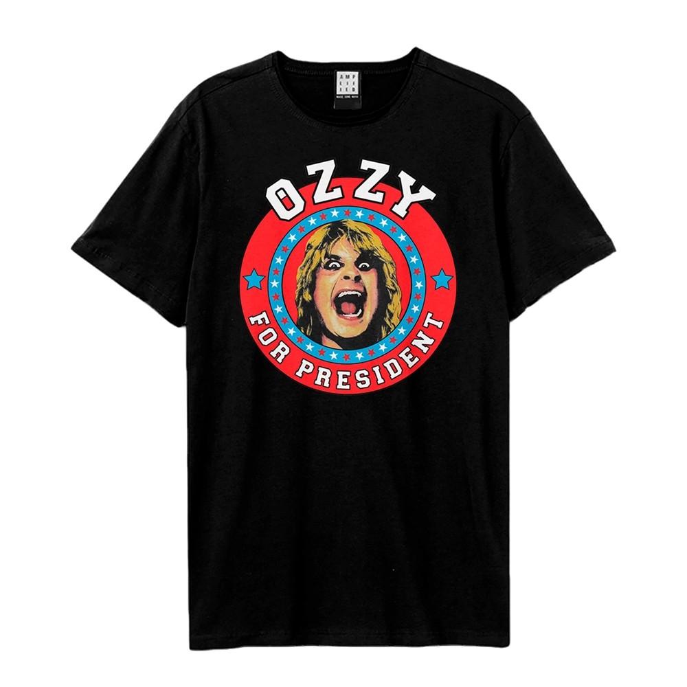 Ozzy Osbourne Amplified For President Unisexs TShirt Unisexs
