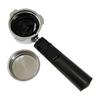 Coffee Machine Filter Holder Kit With Alloy Material Black Finish For Home Baristas