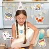 80Pcs Cute Animal Fruit Stickers Fun Encouragement Reward Stickers Teachers, Children Party Favors Scrapbook Decoration Waterproof Vinyl