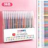 Color Glitter Gel Pen Glow Glitter Gel Pen Morandi Color Notebook Pen To Make Notes Pearlescent Markers