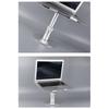 Portable Foldable Tablets Holder Aluminum Alloy with Height Adjustment and Full Rotations for Easy Travel Storage and Stability