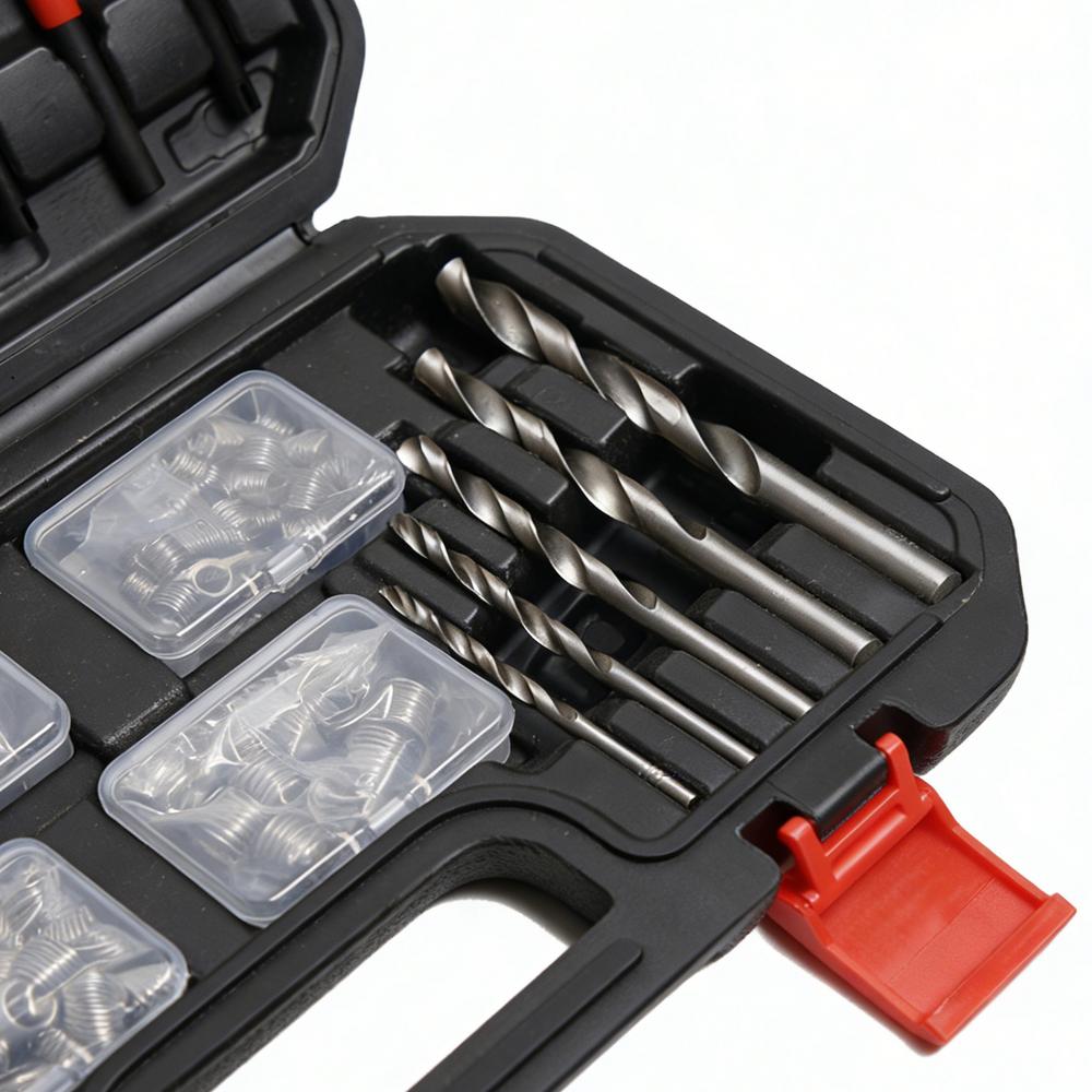 131pcs Rethreading Tool Kit Auto Engine Block Damage Repair Kit M5 M6 M8 M10 M 12 Engine Thread Repair Tool For Car Repair