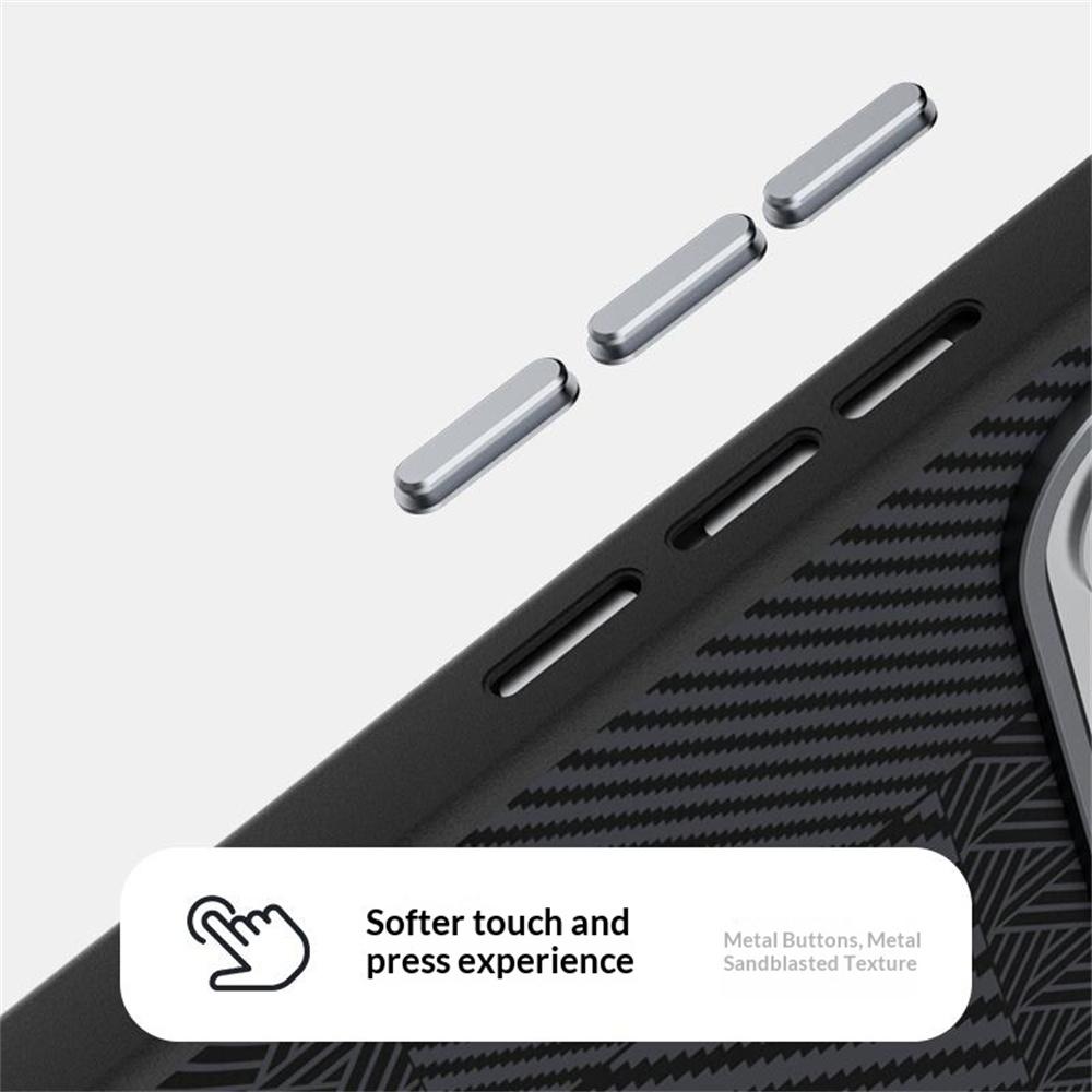 ABEEL Pro Xiaomi Redmi K90 5G/Poco F8 Pro Magnetický kryt PC + TPU + Hliníková slitina + PU kůže Tenký zadní kryt telefonu