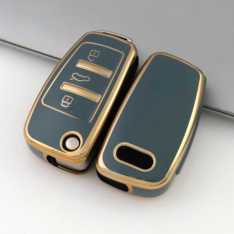 Car Key Cover for Q5Lq3q7A6LA4LA3A5A8TTS High-grade All-inclusive Protective Case Bag
