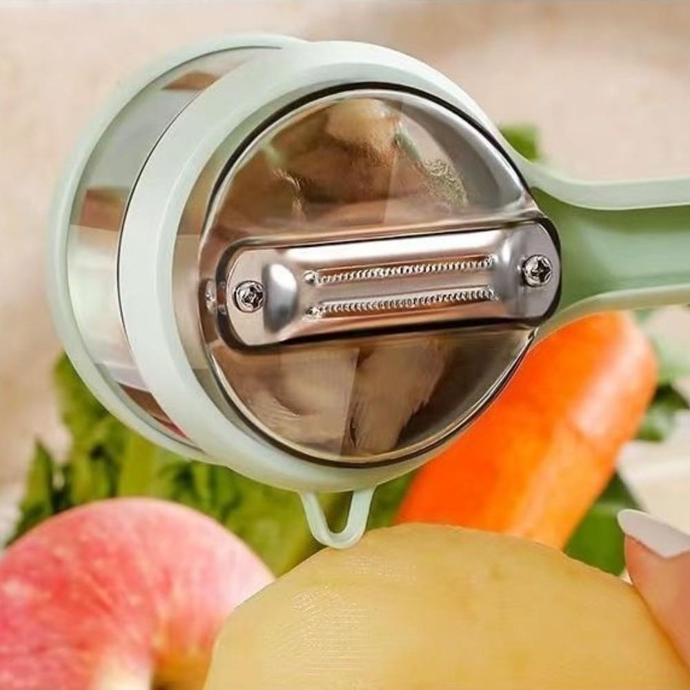 Manual Vegetables Peeling Tool Fruit Peeler with Storage Box  Potatoes Cucumber