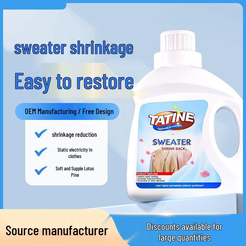Wool Sweater Shrinkage & Restoration Agent, Cashmere Fluff Enhancer, Wool/Felt Anti-Shrink, Enlargement & Fluffing Solution
