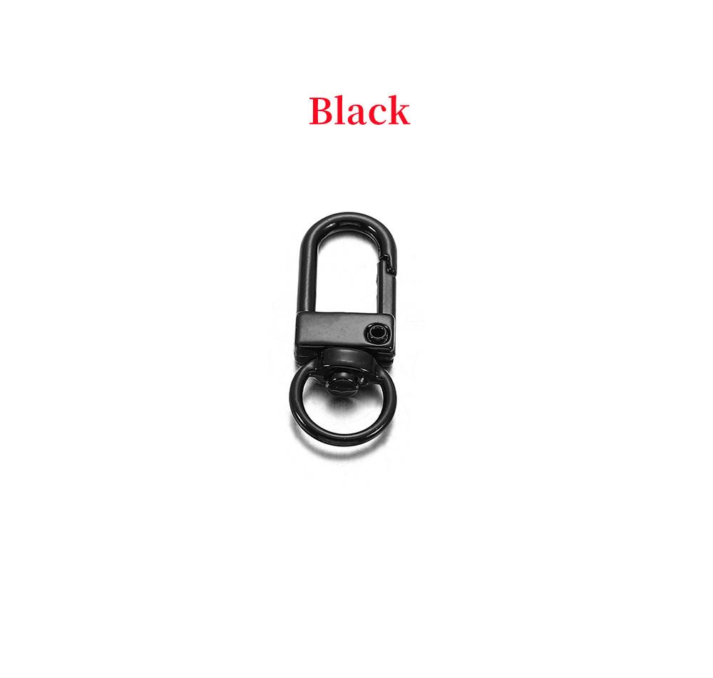 10pcs/lot 12*33mm Dog Buckle Zinc Alloy Bag Hook Buckle Key Ring Connectors For DIY Jewelry Making Supplies