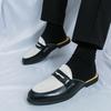 Summer Leather Casual Half Slippers Loafers Toe Box Home Slippers Leather Mens Designer Senior Elegant Breathable Shoes