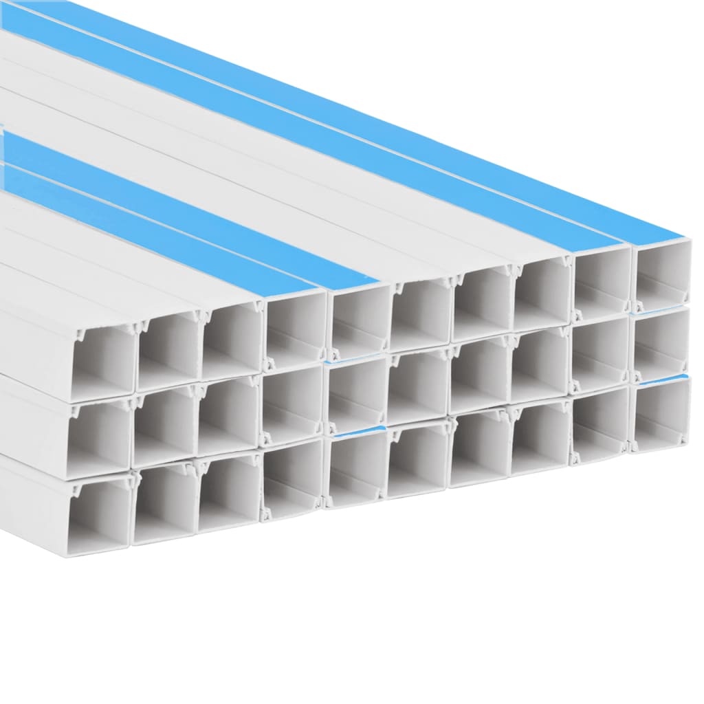 Vidaxl Kanał Elektroinstalacyjny, Samoprzylepny, 20X10 Mm, 30 M, Pvc