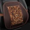 Wood Beads Ventilated Seat Cover Pad Massage Lumbar Relieve Fatigue Enhances Comfort Suitable For Various Vehicle Models
