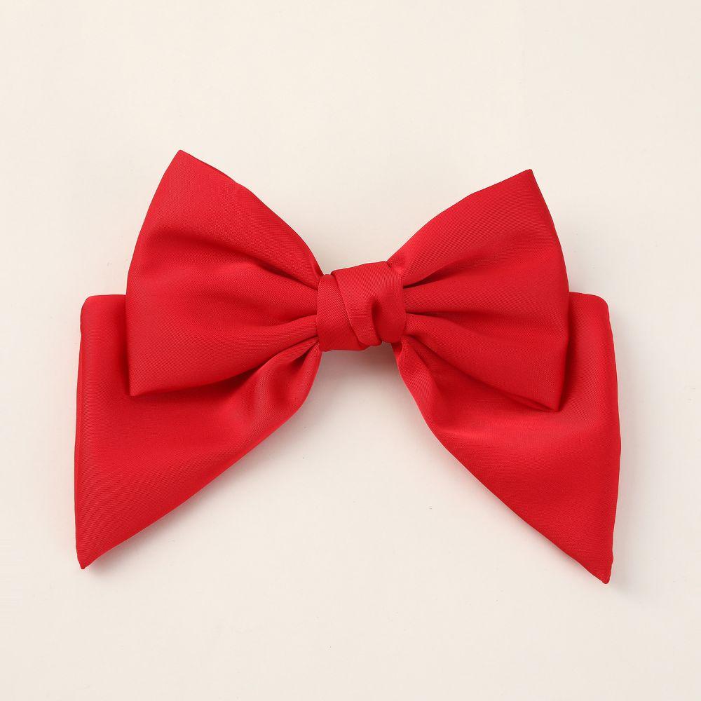 Korean Style Back of Head Clip Spring Clip French Hair Bow Clip Daily Wear Hair Accessory Girls