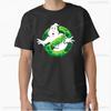 Movie Ghostbusters Print Short Sleeve Solid Cotton Unisex Unisex Tshirts Funny Graphic Crewneck Tops Big Size T Shirt Male Tops