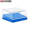 24 Holes Plastic Dental Bur Holder Disinfection Carbide Burs Block Drills Case Box Blue/white/yellow for Dentist Lab Equipment