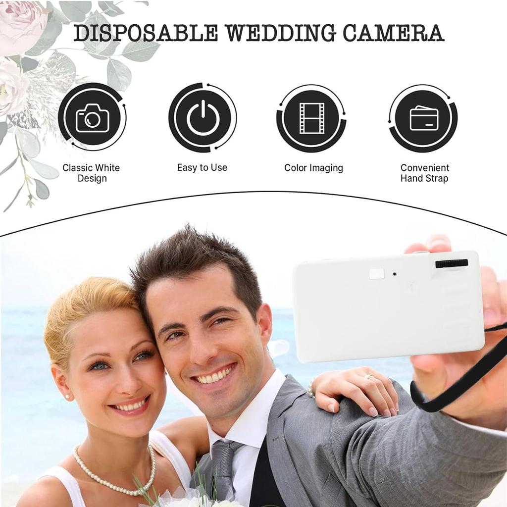 2-12PCS Wedding Disposable Camera One Time 35mm Film Camera 27Roll Flash Camera for Anniversary Birthday Gift Party Vacation