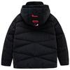 Jordan Kids Solid Color Logo Print Zip-Up Down Jacket With Detachable Hood Kids Outerwear Assorted JD2242004GS-001