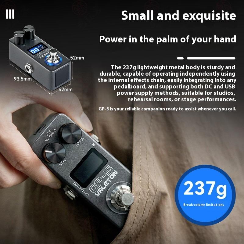 Gp-5 Electric Guitar Integrated Effect Device Processor/Nam&Ir Loader Supports Loading Enclosure Third-Party Ir File